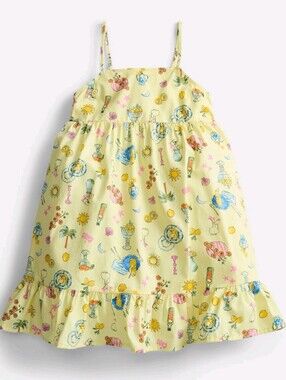 Weekend Academy Girls Sleeveless Cotton Dress,